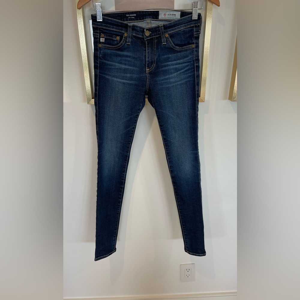 AG Skinny Legging Jeans, 25, Low Waisted.